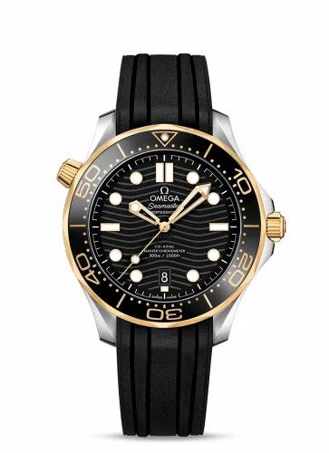 Omega Seamaster Diver 300M Master Co-Axial 42 Stainless Steel / Yellow Gold / Black / Rubber 210.22.42.20.01.001 (21022422001001)